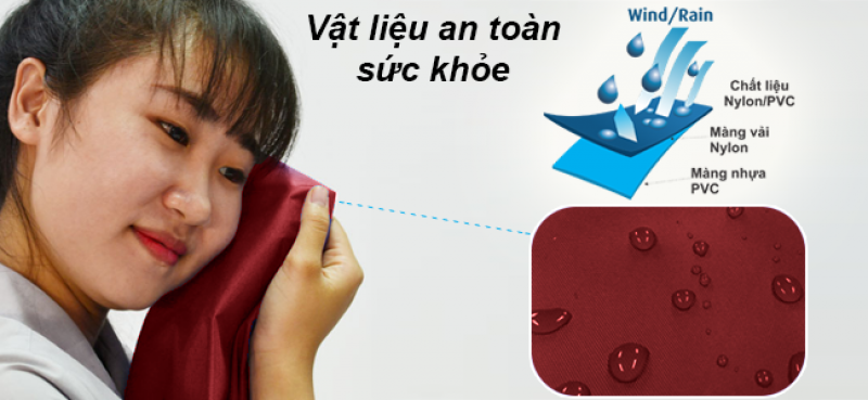 vật liệu sản xuất áo mưa an toàn sức khỏe RANDO