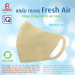 Hình KHẨU TRANG FRESH AIR - vải Polyester Kháng Khuẩn 1