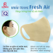 Hình KHẨU TRANG FRESH AIR - vải Polyester Kháng Khuẩn 3